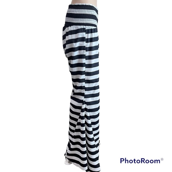SMYM Striped Wide Leg Pants S EUC - Picture 3 of 4